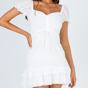 Princess Polly popular white dress!!!